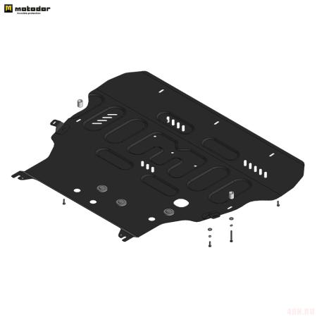 Защита картера и КПП для Geely Monjaro (2022-2025) № 74206