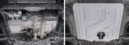 Защита двигателя и КПП для Hyundai i30 (2017-2025) № 333.2382.1