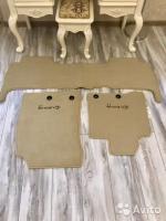 Изображение коврики салона оригинальные для lexus lx570 5 мест (2015-2021) бежевые № pz49c-q2353-dn