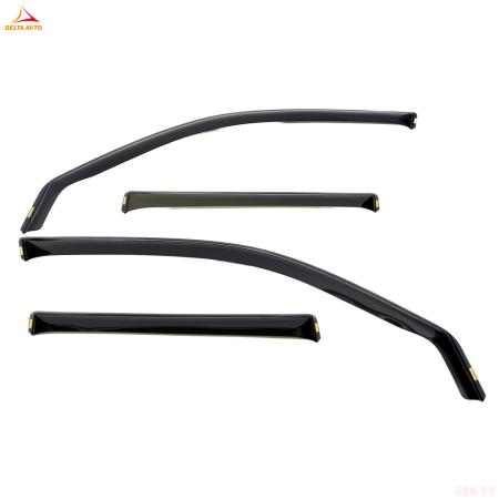 Дефлекторы боковых окон для Toyota Land Cruiser Prado 150 (2009-2017) (вставной под резинку) № DV-TOY-00001