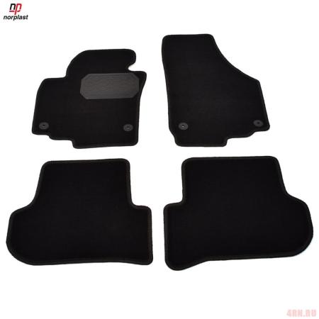 Коврики салона Norplast текстильные для Skoda Yeti (2009-2013) № NPL-VTe-810-900