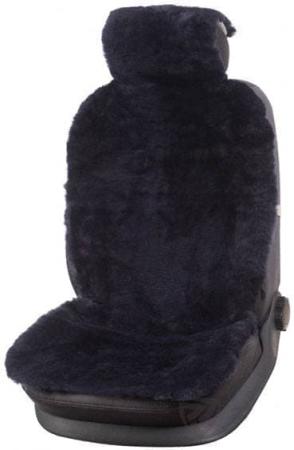 Комплект накидок на сиденья меховые из овчины цвет серый