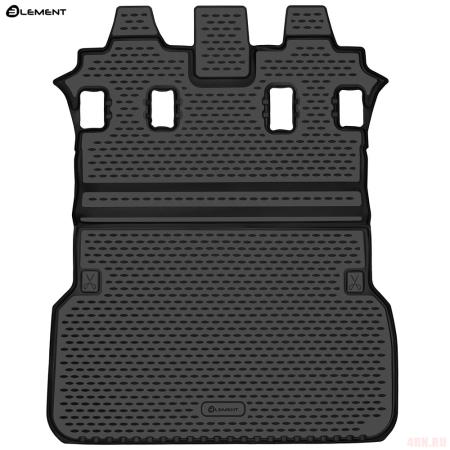 Коврик багажника для Toyota Land Cruiser Prado 250 (2023-2025) 5 мест, длинный (2-й ряд сложен) № ELEMENTA70978L13