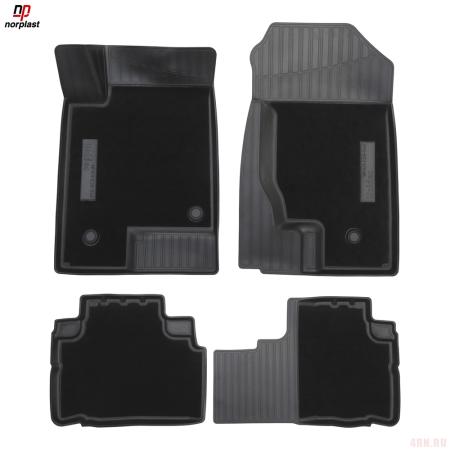 Коврики салона комбинированные для Haval M6 (2021-2025) № NPA11-C28-540-CM