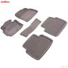 Коврики салона 3D текстильные для Mazda CX-5 (2012-2016) серые № 84733