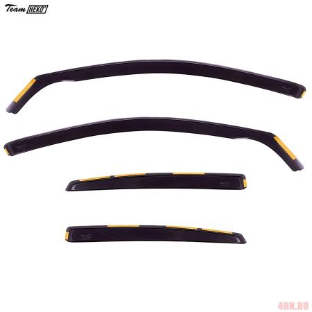 Дефлекторы боковых окон Heko для Seat Ibiza 5дв. (2002-2009) № 28228
