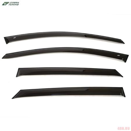 Дефлекторы боковых окон для Lada (ВАЗ) Vesta универсал (2017-2025) № V0056