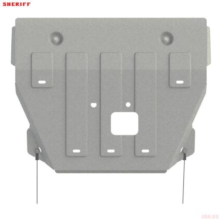 Защита картера и КПП для Hyundai Santa Fe (2021-2023) № 10.4910