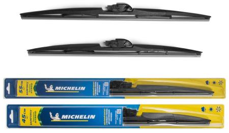 Щетки стеклоочистителя Michelin гибридные для Fiat Palio хетчбек (2011-2017) № K13322-18