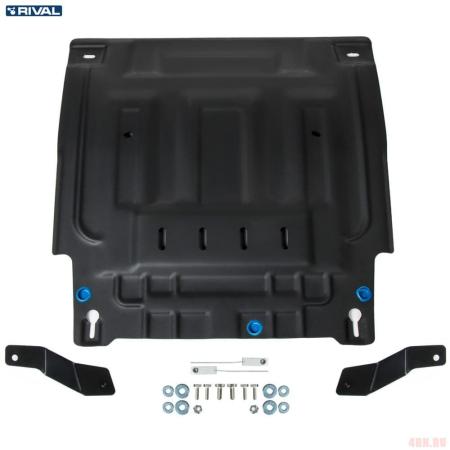 Защита картера и КПП (оцинкованная) для Hyundai Creta (2021-2025) увеличенная № ZZZ.2392.1