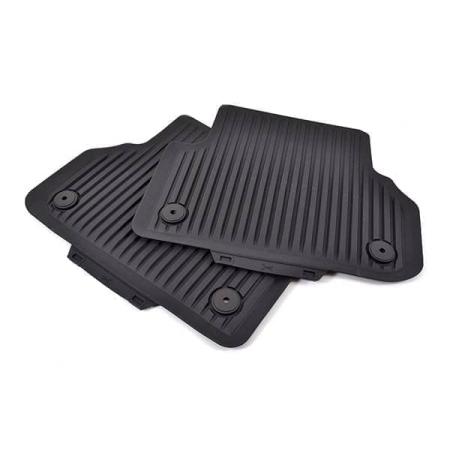 Коврики салона задние оригинальные для Audi A4 (2015-2025) 2 шт. № 8W0061511 041