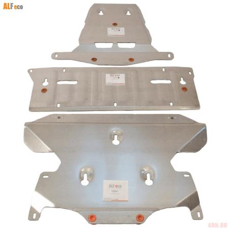 Защита двигателя и КПП для Audi A8 (2018-2025) 3 части № ALF3046AL