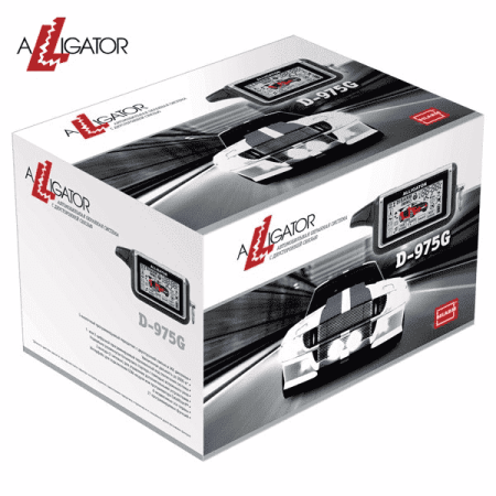 Автосигнализация Alligator с сиреной без автозапуска № D-975G