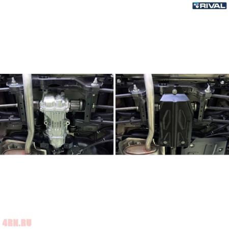 Защита редуктора для Nissan Terrano 4WD (2014-2022) № 111.4719.1