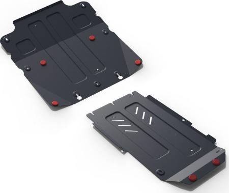 Защит картера, КПП, и раздаточной коробки для Kia Stinger (2018-2023) № K111.02841.1