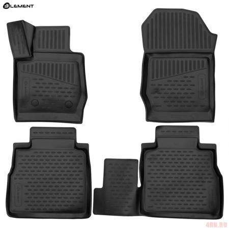 Коврики 3D салона для Haval Poer (2021-2025) № ELEMENT3DA0N088210k