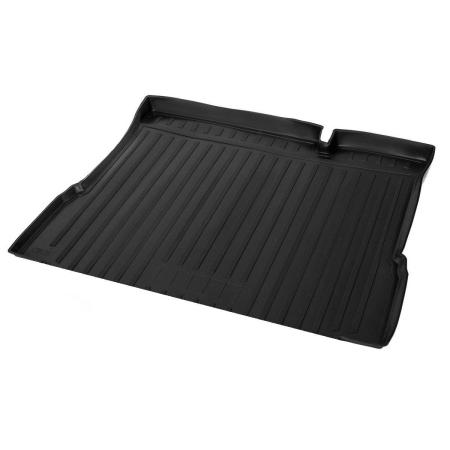 Коврик в багажник Rival для Lada (ВАЗ) XRAY Cross без полки и с пластиковой накладкой в проеме багажника (2016-2022) № 16007005