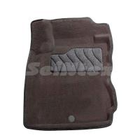 Изображение коврики салона 3d текстильные для nissan note (2005-2014) серые № 71729