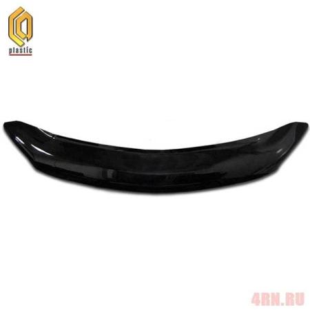 Дефлектор капота CA Plastic Classic черный для Hyundai Grand Santa Fe (2014-2018) № 2010010110390