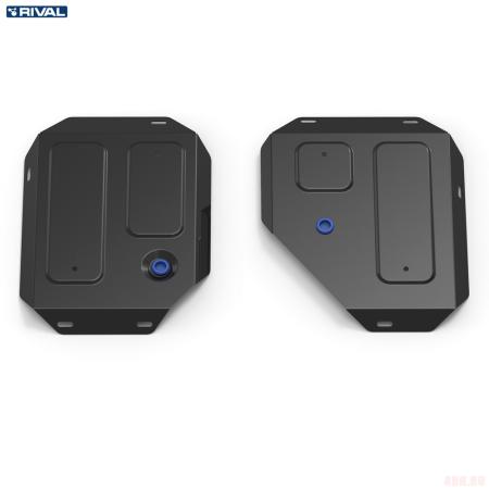 Защита топливного бака для Haval Jolion (2021-2025) МКПП, АКПП, 4WD № 111.9429.1