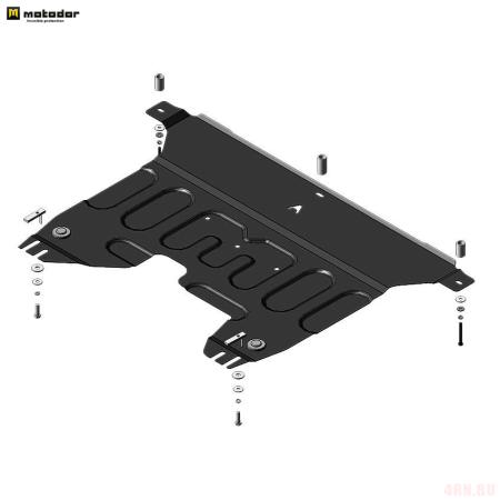 Защита картера и КПП для Kia Ceed (2012-2018) № 71009