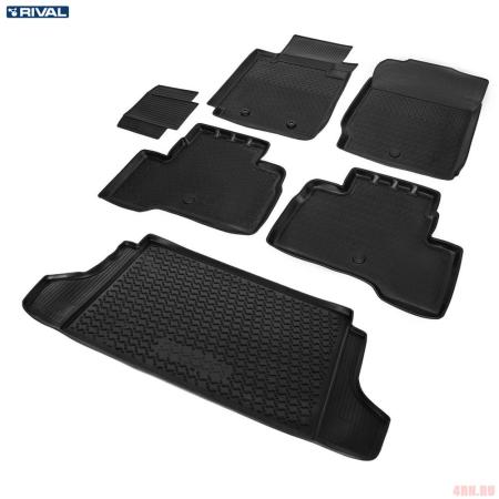 Комплект ковриков салона и багажника для Suzuki Grand Vitara 5дв. (2012-2015) № K15501002-1