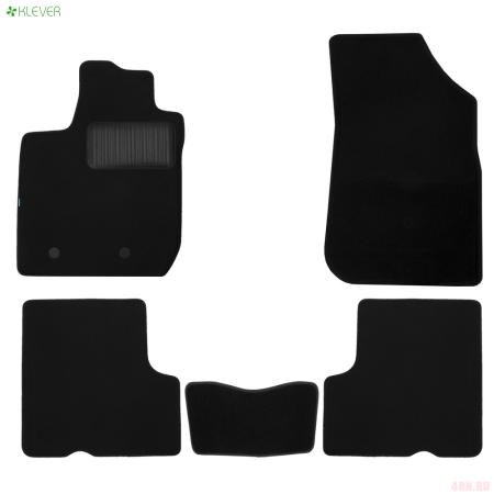 Коврики салона текстильные Premium для Renault Duster (2021-2025) 5 шт. № KVR05.041.052.22110kh