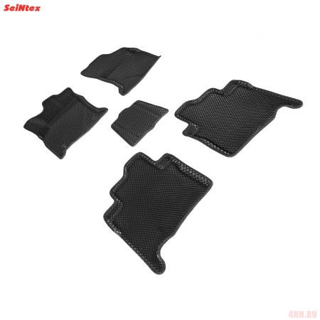 Коврики салона Eva 3D "ромб" для Toyota Fortuner (2017-2025) № 95489