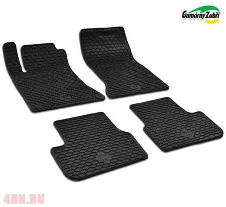Коврики салона Gumarny Zubri резиновые для Mercedes B-Class (2011-2025) № ST 32-00095