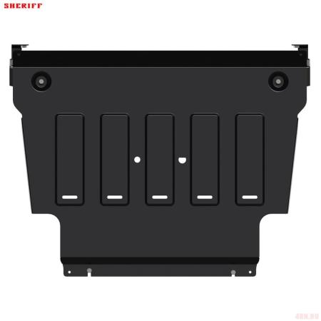 Защита картера и КПП для Geely Coolray (2020-2025) FWD № 28.4448