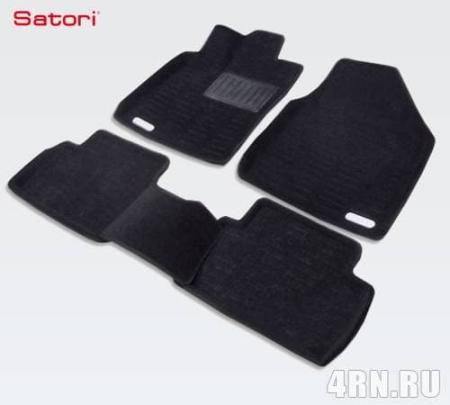 Коврики салона Satori Liner 3D Basic текстильные для Nissan Qashqai (2007-2014) № SI 02-00040