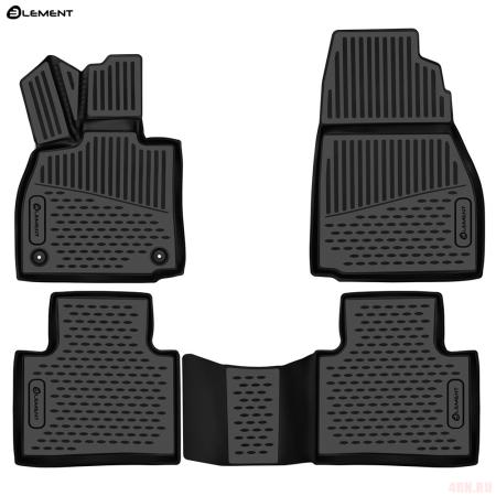 Коврики 3D салона для HONGQI HS3 (2023-2025) № ELEMENT3DA7104310k