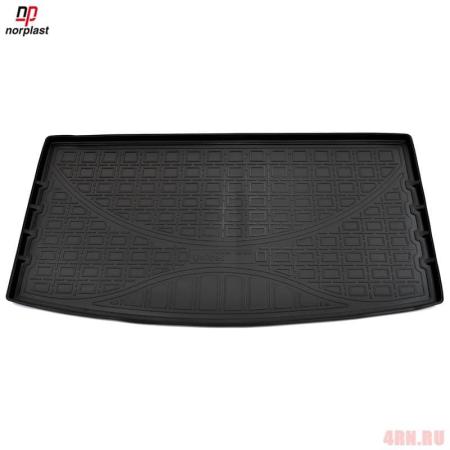 Коврик в багажник Norplast для Volkswagen Teramont (2018-2025) разложенный 3-й ряд № NPA00-T95-610