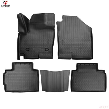 Коврики салона 3D для Baic Beijing Senova X55 (2022-2025) № NPA11-C08-860