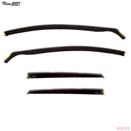 Дефлекторы боковых окон Heko для Seat Leon 5дв. (2013-2020) № 28239