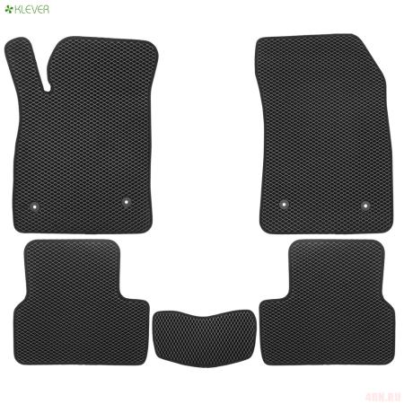 Коврики салона EVA для Chevrolet Cruze (2009-2015) с черной окантовкой 5 шт. № EVA.B.0500801322110k