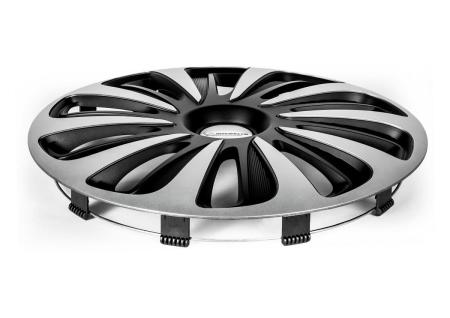 Колпаки колесные MICHELIN 14", "Калибр", серебристо-черные, 4 шт. № 300236