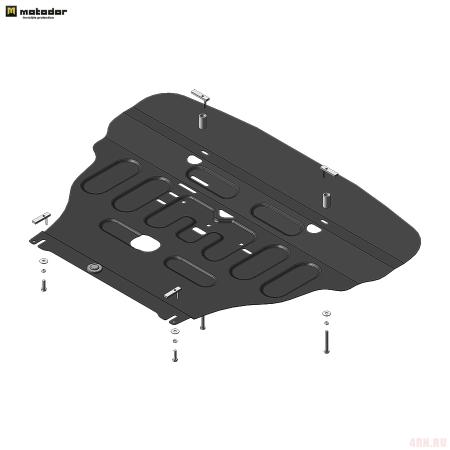 Защита картера и КПП для Hyundai Staria (2022-2025) № 70908