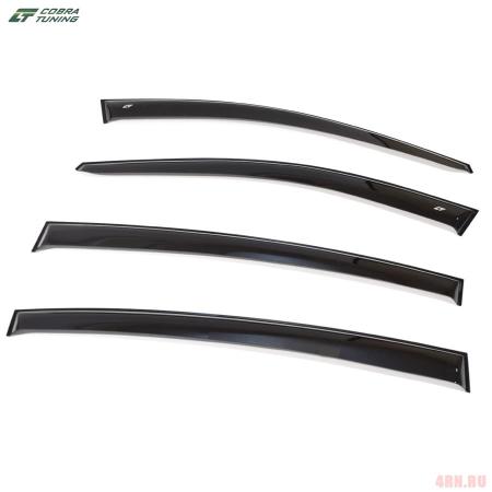 Дефлекторы боковых окон Cobra для Chevrolet Cruze хэтчбек (2012-2015) широкие № CE32011
