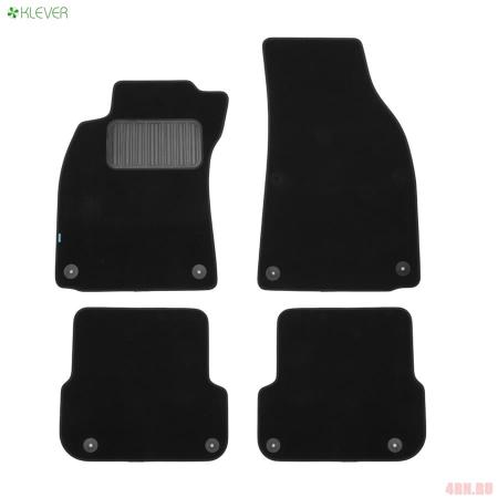 Коврики салона Klever текстильные Premium для Audi A4 седан (2004-2014) № ACT.KLEVER03040822110kh