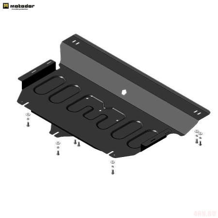 Защита двигателя и КПП для Volkswagen Teramont (2018-2025) № 72703