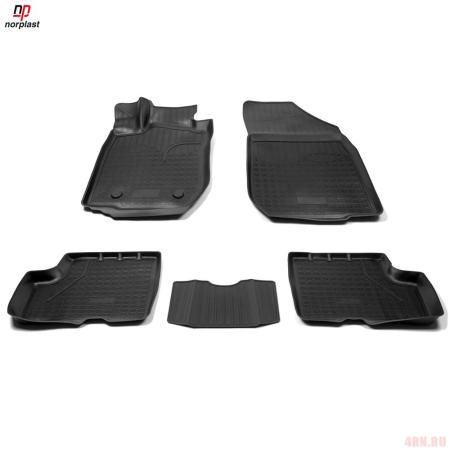 Коврики салона 3D для Lada (ВАЗ) Largus (2021-2025) 5 мест № NPA11-C94-558
