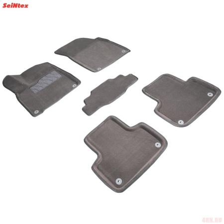 Коврики салона 3D текстильные для Audi Q8 (2019-2025) серые № 92741