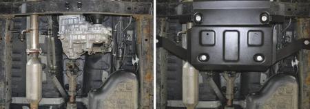 Защита раздаточной коробки для Foton Tunland 4WD (2017-2018) № 111.4404.1