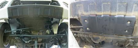 Защита рулевых тяг для УАЗ Patriot (2014-2025) № 222.6313.1