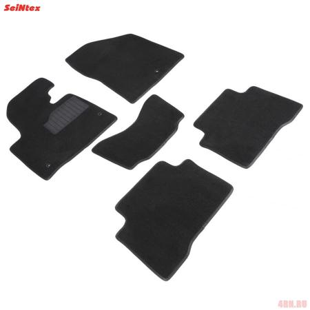 Коврики салона Lux текстильные для Hyundai Santa Fe (2012-2018) № 89688