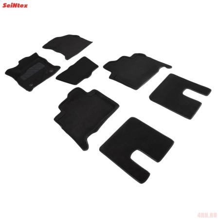 Коврики салона 3D текстильные для Toyota Fortuner (2015-2025) № 89351