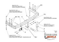 Фаркоп Imiola для Audi A4 B6 Quattro седан, универсал (2000-2004) № A.011