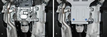 Защита раздаточной коробки для Volkswagen Touareg (2018-2025) № 333.5865.1