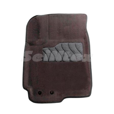 Коврики салона 3D текстильные для Kia Сerato (2009-2013) серые № 71724